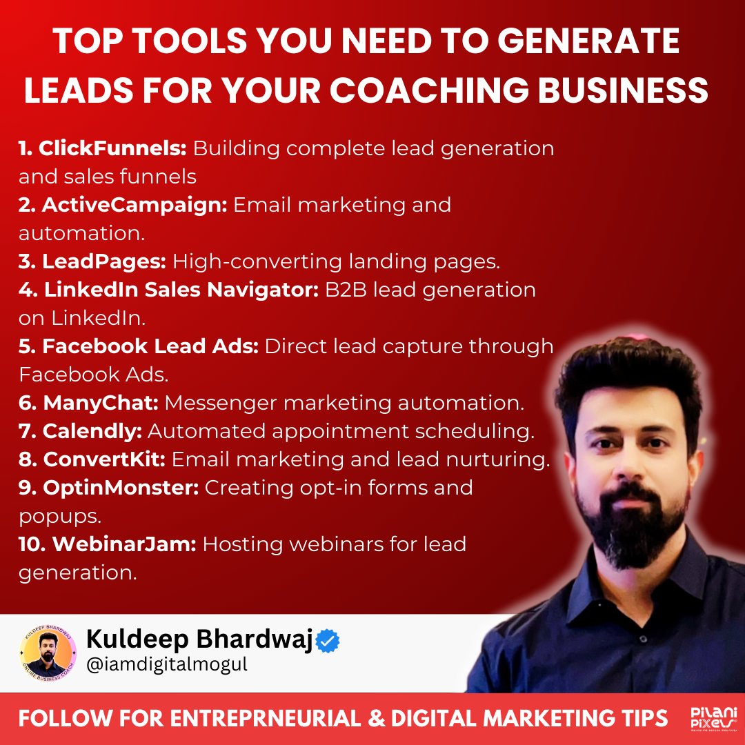 🚀 Ready to boost your coaching business?

1️⃣ Find Your Niche: Focus on your ideal audience 🎯 
2️⃣ Maximize Social Media: Share your expertise 📱 
3️⃣ Offer Free Value: Host webinars &amp; share tips 🎁

Drop a 🔥 or DM for a FREE strategy session! 🚀
#Coaching #BusinessGrowth