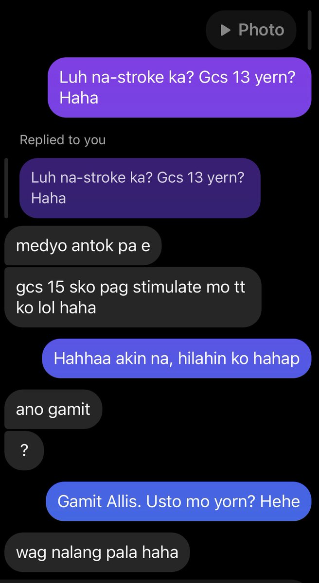 JanRed1222's tweet photo. Sorry, ganito ako makipag landi/dirty talk. https://t.co/C5mGTY4DgW