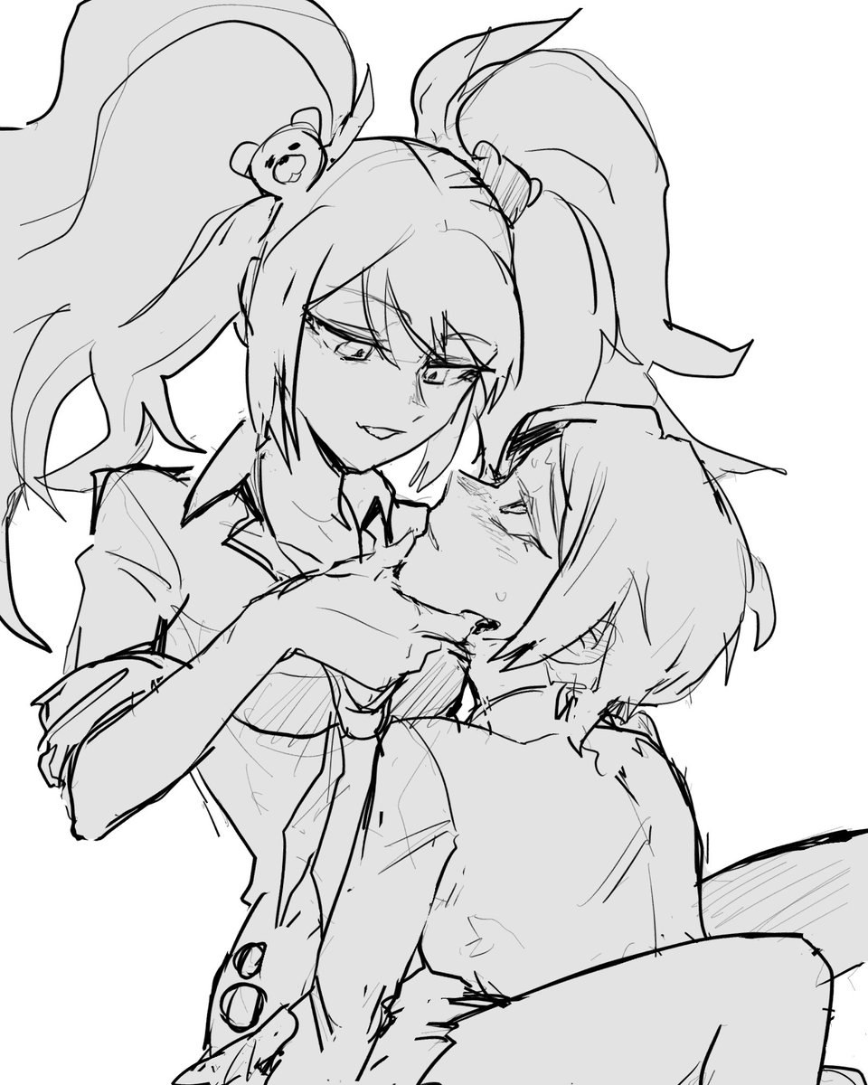 姉妹百合カプ描くの初めてじゃないか? 