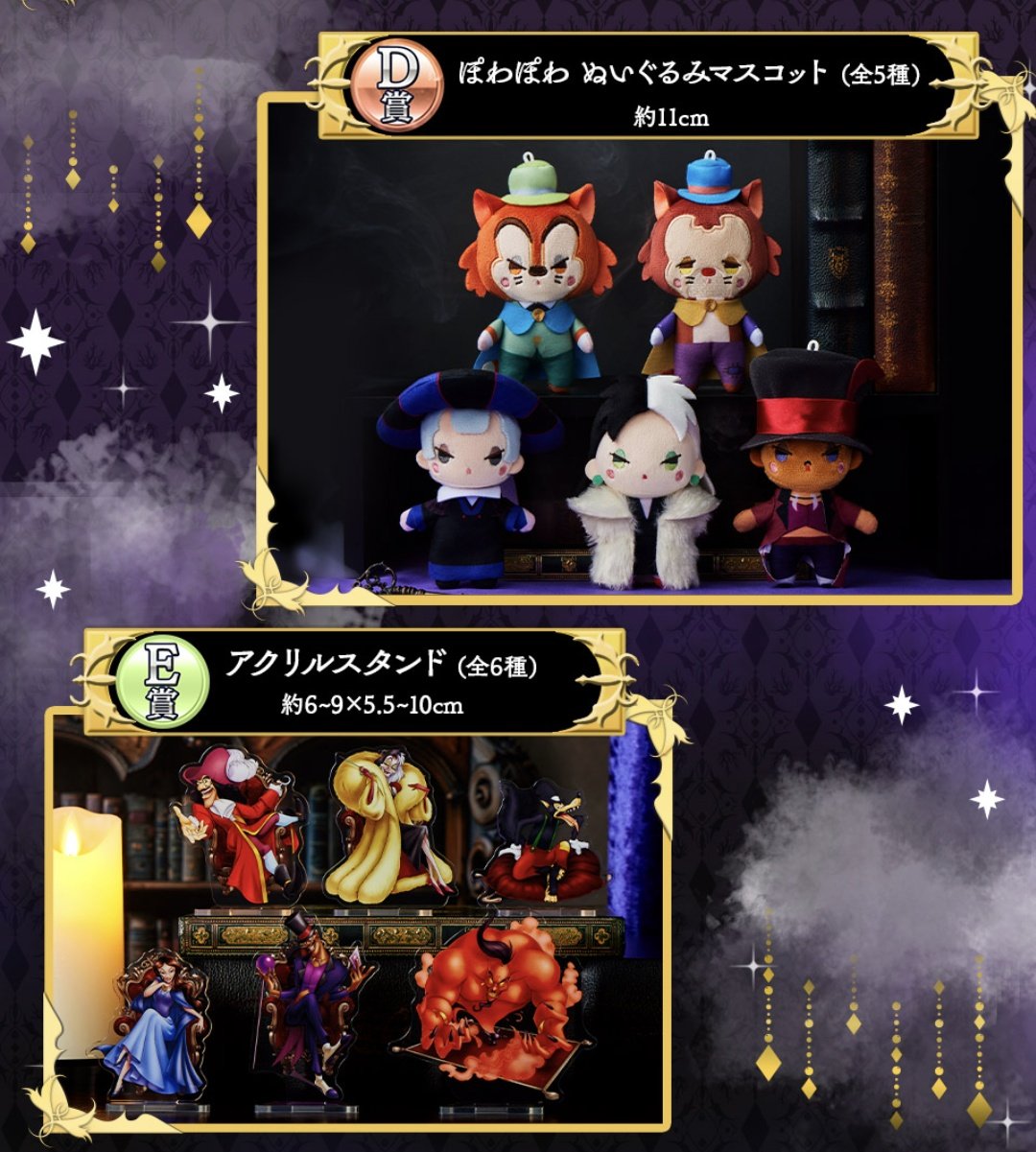 セガ ラッキーくじオンライン「ディズニーヴィランズ