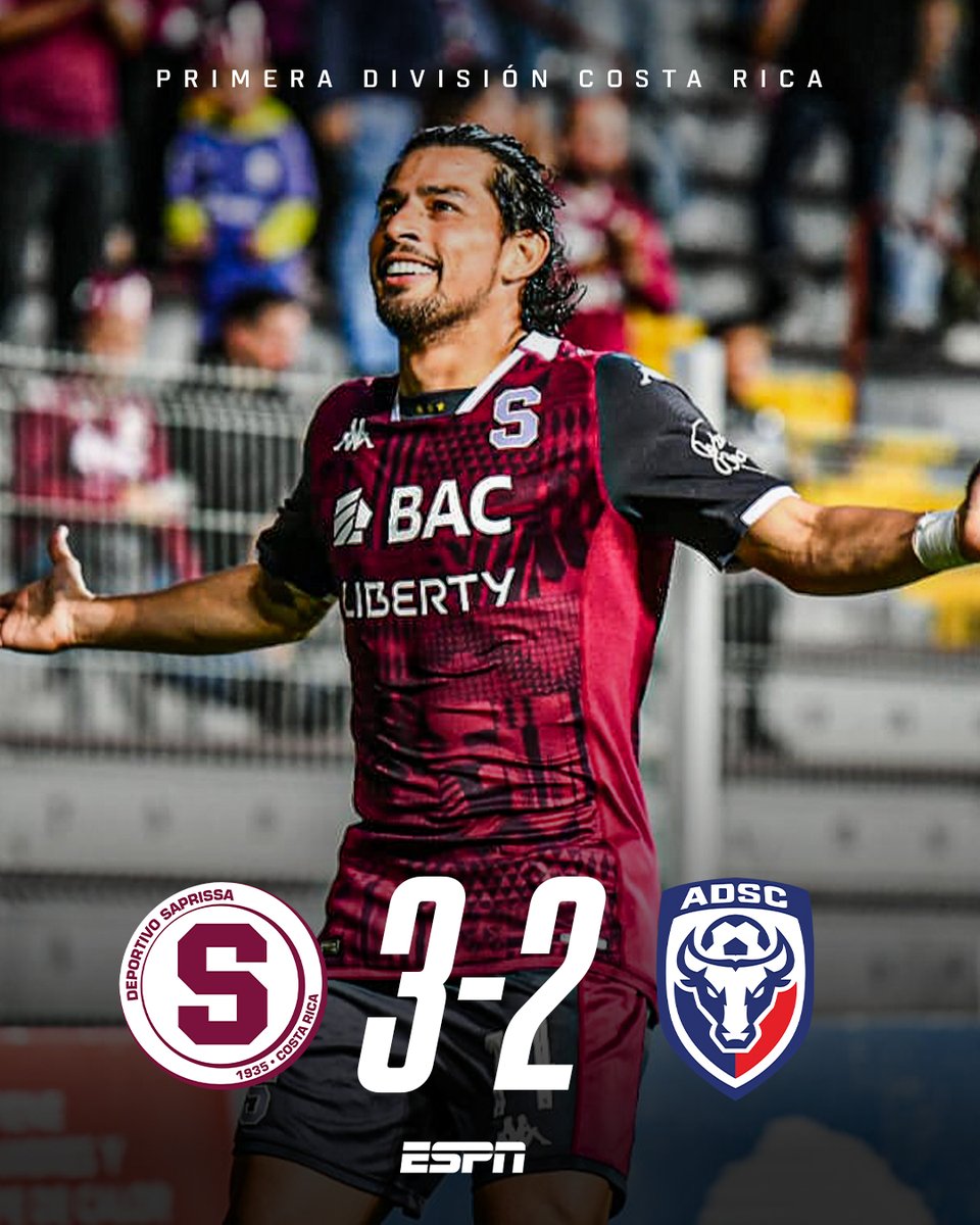 🇨🇷VICTORIA GIGANTE PARA SAPRISSA😈🔥

Los morados le ganaron al líder San Carlos y se ponen arriba junto a los norteños en la cima del Apertura, a falta de los juegos de Cartaginés y Alajuelense.⚽️ 

🖥️ El VAR protagonista en un penal a Saprissa.