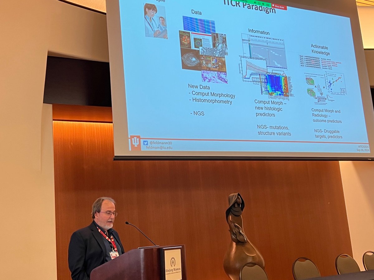 Spyridon Bakas (@spyridonbakas) on Twitter photo <a href="/feldmanm30/">Michael Feldman</a> gave the #NCIITCR #ITCR2024 keynote on #computational #analytics meeting #clinical #requirements & shared a #progressive #vision of an integrated continuously learning health system for #Cancer #Research, based on computational #innovation & #federated #learning <a href="/feldmanm30/">Michael Feldman</a> gave the #NCIITCR #ITCR2024 keynote on #computational #analytics meeting #clinical #requirements & shared a #progressive #vision of an integrated continuously learning health system for #Cancer #Research, based on computational #innovation & #federated #learning