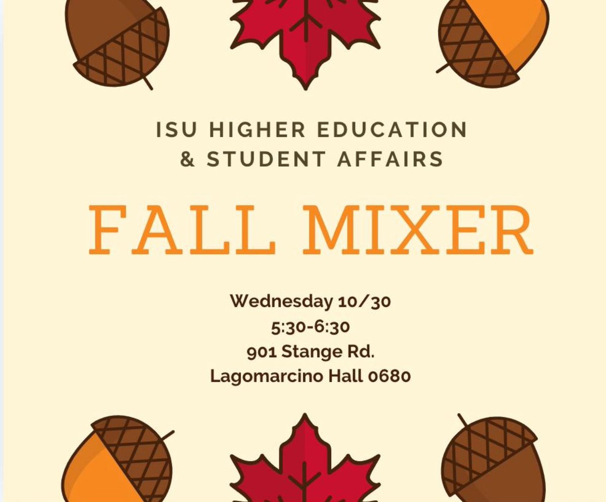 ISU - Division of Higher Education tweet media