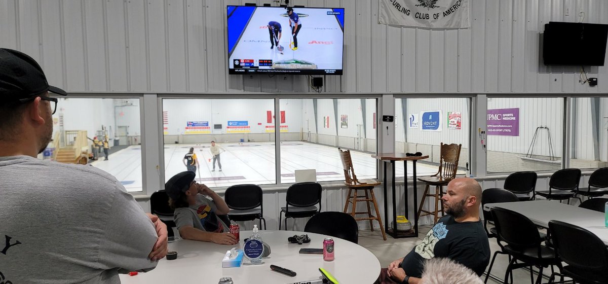 Watching <a href="/usacurl/">USA Curling</a> Club Champions competing at <a href="/everestcurling/">Everest Curling</a> after our Wednesday night leagues.

#curling