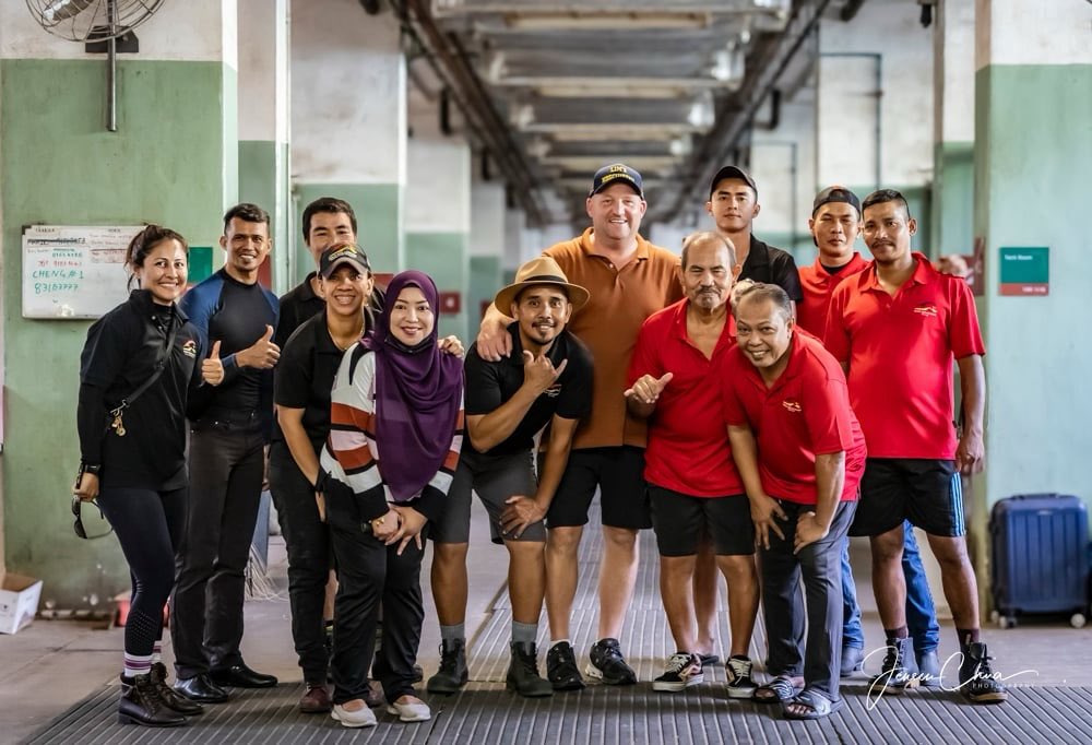 The back bone of this team💪🏼 Last 2 weeks to go, forever grateful for my team🙏🏽
