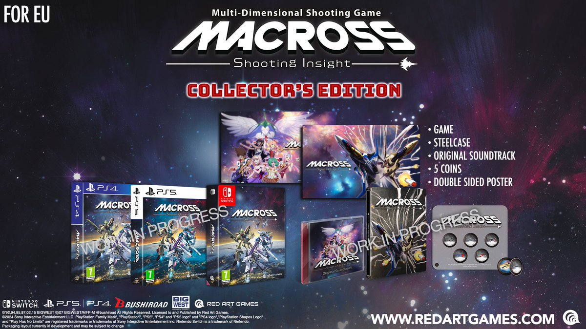 🌌Embark upon a galaxy-spanning mission to rescue the missing songstresses!
The Multi-Dimensional Shooting Game, MACROSS -Shooting Insight-  is coming soon to PS5, PS4 and Nintendo Switch.

Pre-order your copy now: ow.ly/o39150T7iP1

#macross_si