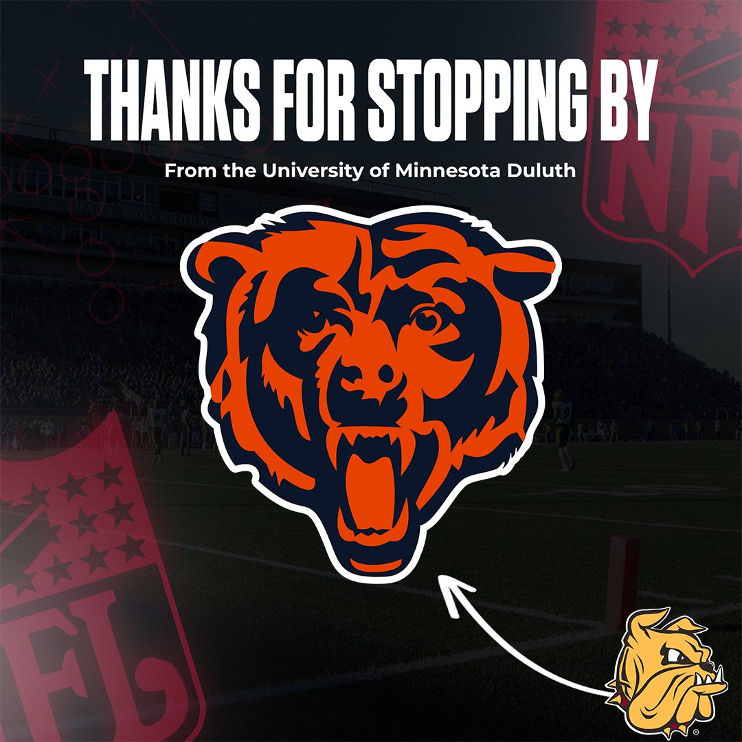 A big thank you to the <a href="/ChicagoBears/">Chicago Bears</a> for stopping by practice today!