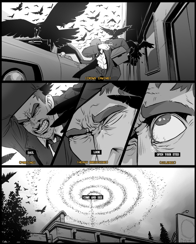 a page from the comic im working on cuz its kinda cool ig