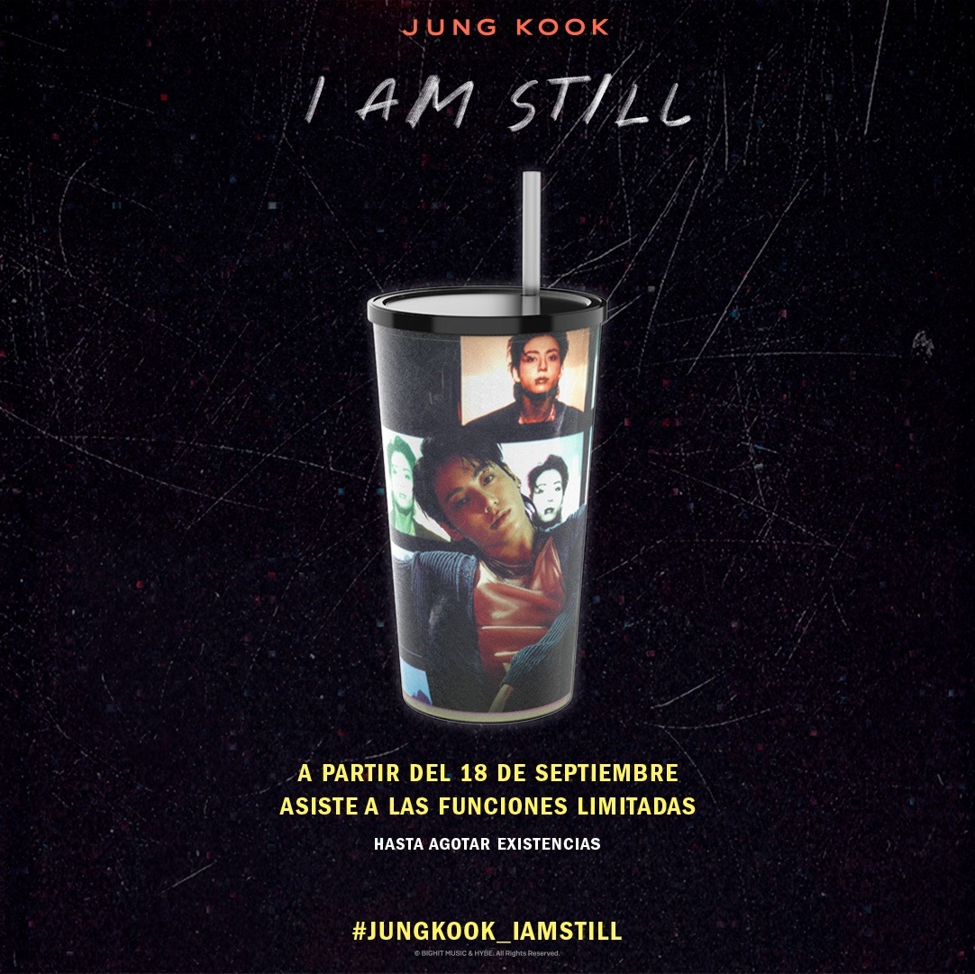 OkamiSamaTV's tweet photo. Hoy 18 de septiembre es el lanzamiento de este vaso promocional de #pingsolutions que simboliza la relación íntima entre Jungkook y sus fans, que han seguido su camino desde sus inicios en BTS hasta su actual éxito como solista.
#pingsolutions #cinepolis #army #jungkook #iamstill