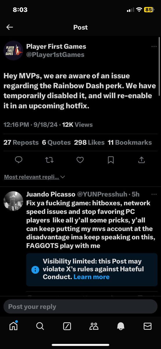 Like I said Broken ass half assed game mfks gone have to come up with multiple ways to stop me from speaking on it wrd2 y’all a bunch of females in males bodies now go get a tampon and fix ya game I stand on that <a href="/MVSGaming/">MVSGaming</a> <a href="/Player1stGames/">Player First Games</a> <a href="/Tony_Huynh/">Tony Huynh</a> <a href="/multiversus/">MultiVersus</a>