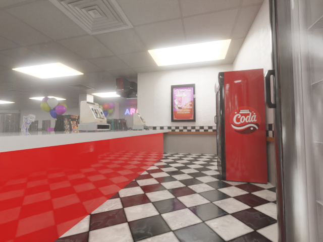 Flyrydercash936's tweet photo. Candy's Burgers and Fries Mall Location (Heavy WIP)  #Fnac #FNAF #VHS #analoghorror #Malls https://t.co/sKLdGczGGs
