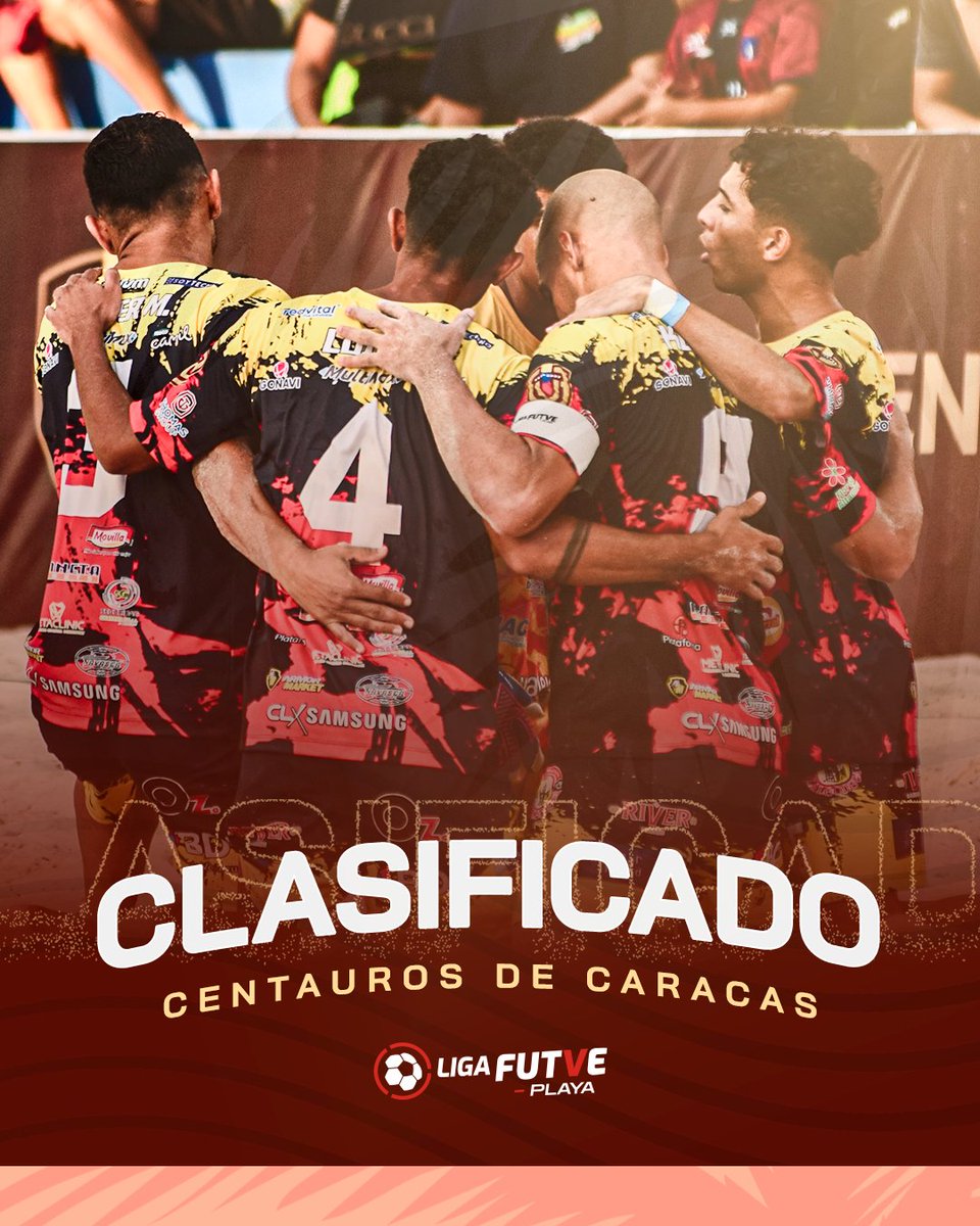 𝗔 𝗹𝗮 𝘀𝗶𝗴𝘂𝗶𝗲𝗻𝘁𝗲 𝗿𝗼𝗻𝗱𝗮 🙂

<a href="/centaurosccs/">centaurosdecaracas</a> aseguró su boleto a las semifinales de la #LigaFUTVEPlaya🧡. El conjunto capitalino derrotó 2-4 a FC Delta y se quedó con el liderato del grupo A.

#MagosEnArena🧡