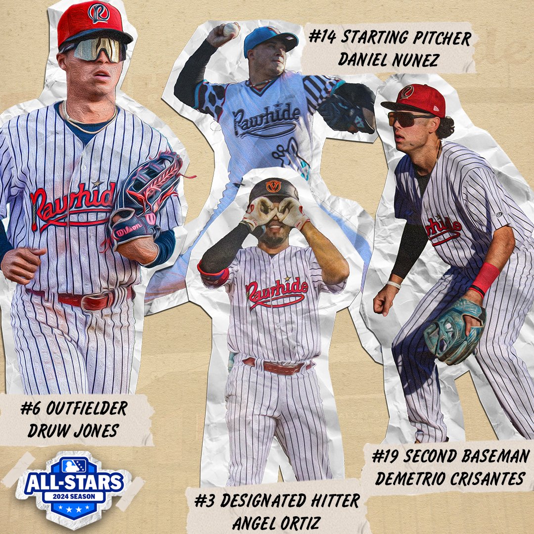 ALL ⭐️

Congratulations to Demetrio Crisantes, Druw Jones, Angel Ortiz, and Daniel Nunez on being named to the California League All-Star Team!