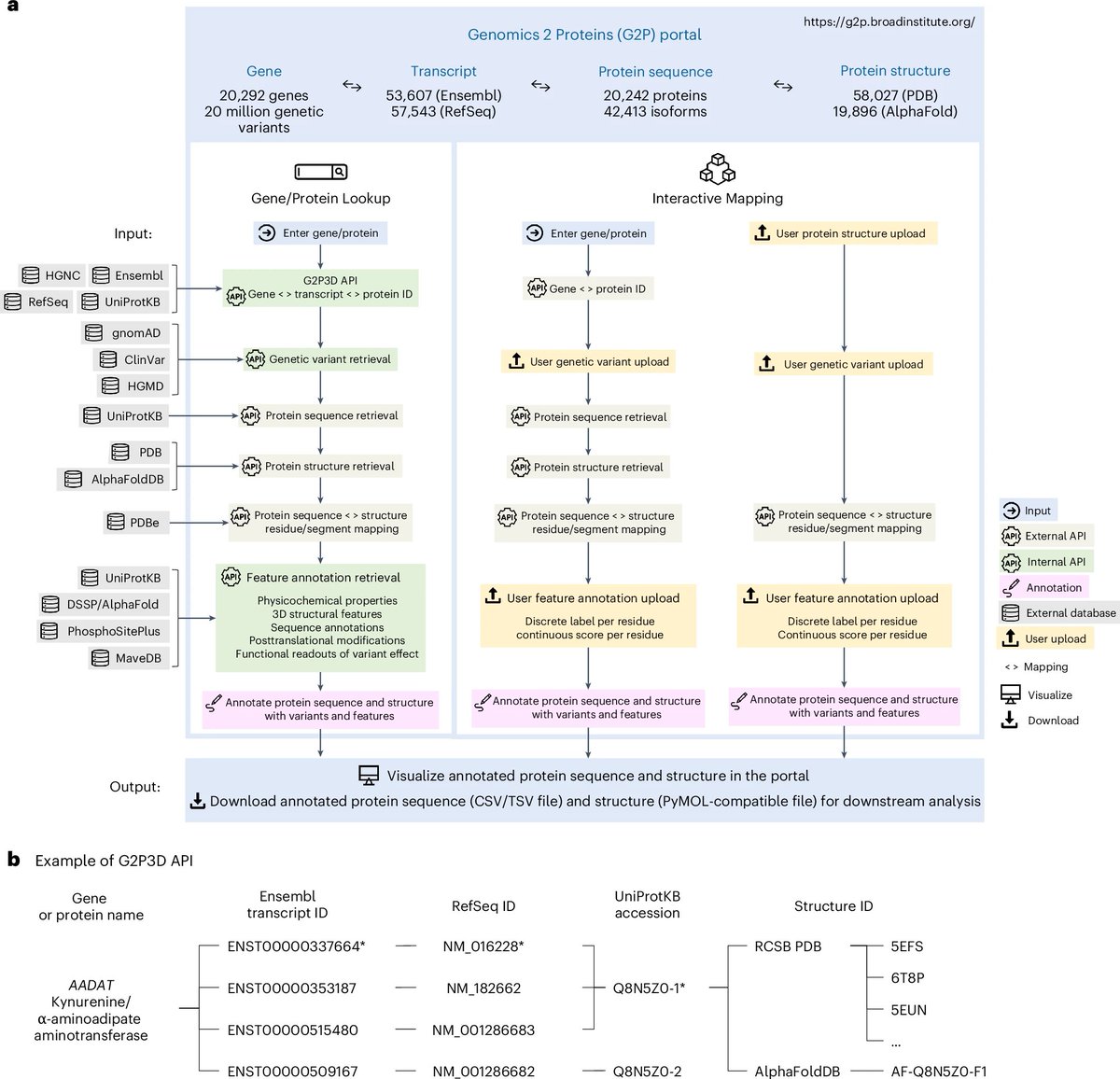 Leo Zang (@leotz03) on Twitter photo Genomics 2 Proteins portal: a resource and discovery tool for linking genetic screening outputs to protein sequences and structures | <a href="/naturemethods/">Nature Methods</a>
- Genomics 2 Proteins (G2P) portal, linking 20,076,998 genetic variants to 42,413 protein sequences and 77,923 structures (58,027 Genomics 2 Proteins portal: a resource and discovery tool for linking genetic screening outputs to protein sequences and structures | <a href="/naturemethods/">Nature Methods</a>
- Genomics 2 Proteins (G2P) portal, linking 20,076,998 genetic variants to 42,413 protein sequences and 77,923 structures (58,027
