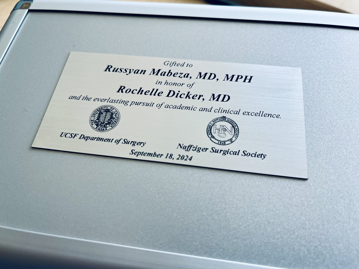 Russyan Mark Mabeza, MD, MPH (he/siya) (@russyanmabeza) on Twitter photo What an immense honor to receive my loupes in honor of <a href="/rochelleami9/">Rochelle A. Dicker</a>.
Dr. Dicker, you are a true inspiration. Thank you for believing in me even before I did. May we all be as fierce, brilliant, and compassionate as you.
<a href="/UCSFSurgery/">UCSF Surgery</a> <a href="/UCSF_Naffziger/">UCSF Howard C. Naffziger Surgical Society</a> What an immense honor to receive my loupes in honor of <a href="/rochelleami9/">Rochelle A. Dicker</a>.
Dr. Dicker, you are a true inspiration. Thank you for believing in me even before I did. May we all be as fierce, brilliant, and compassionate as you.
<a href="/UCSFSurgery/">UCSF Surgery</a> <a href="/UCSF_Naffziger/">UCSF Howard C. Naffziger Surgical Society</a>