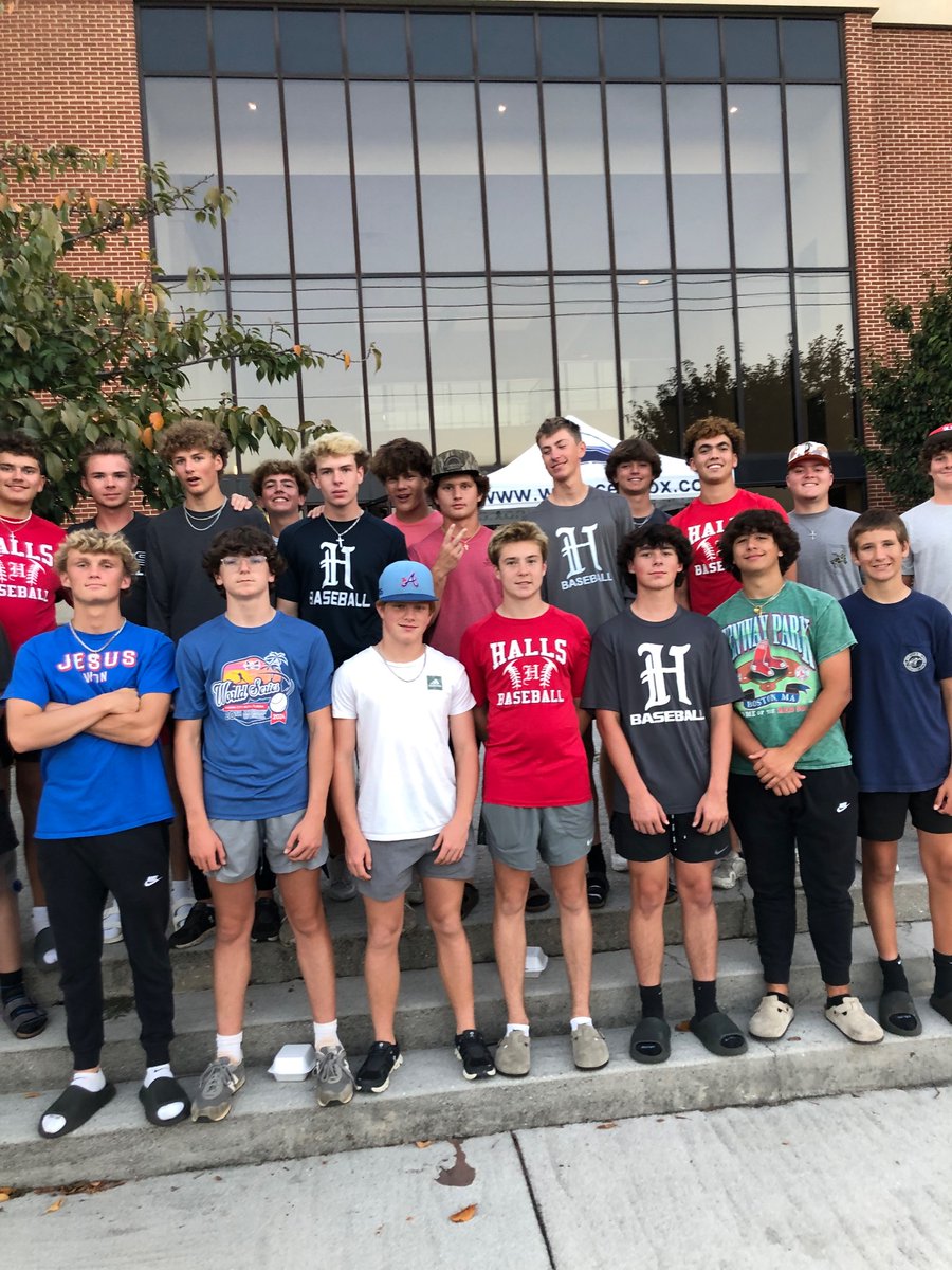 Proud of our guys for their work tonight giving back.  Thank you to Wallace Memorial for the opportunity.