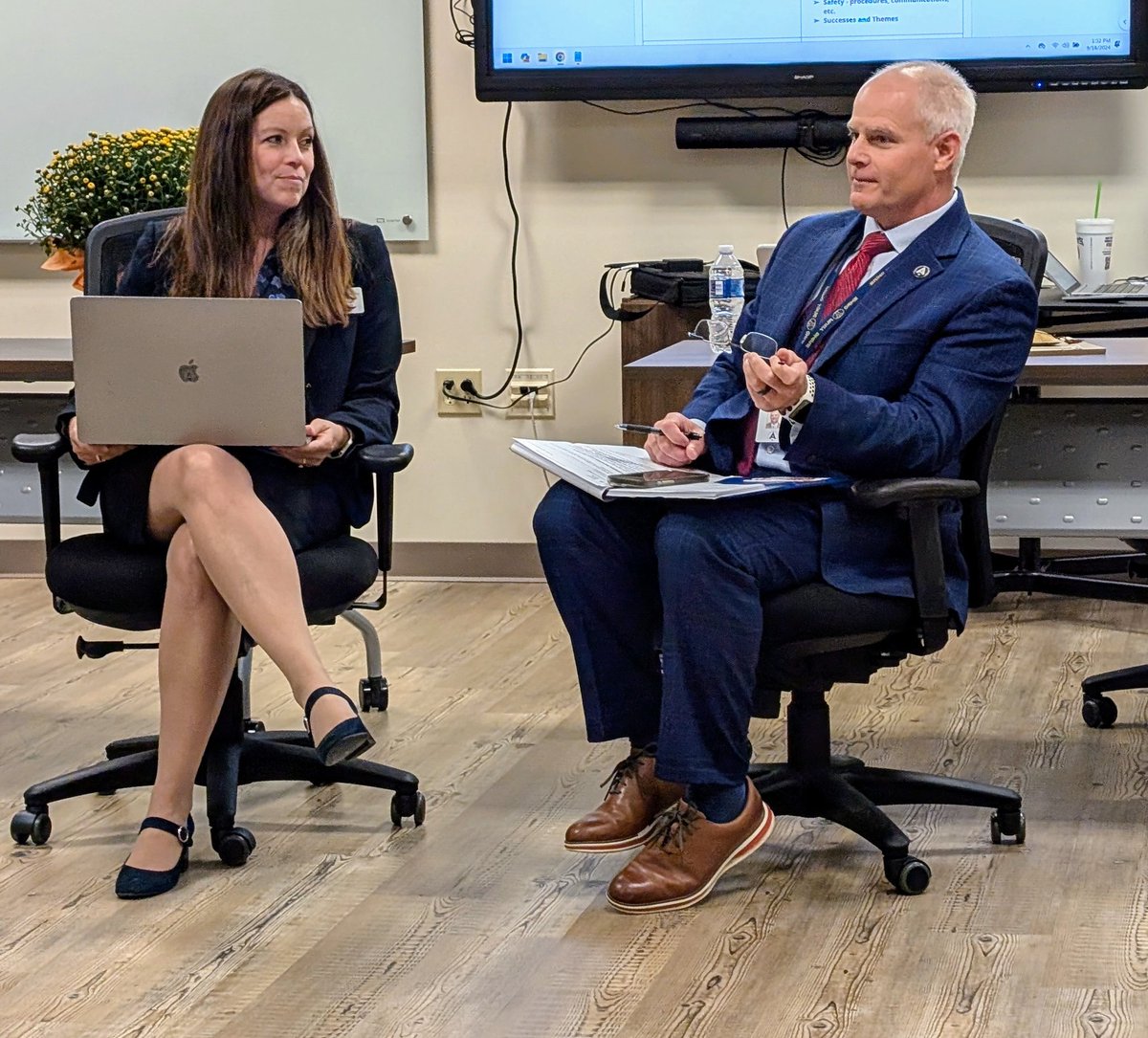 Dr. Eisa Cox, Chairperson of the <a href="/NWRESA/">NWRESA</a> Superintendent Council conducts an  interview with Dr. Bill Griffin, Superintendent, Alexander County Schools on what led him to the superintendency. #LeadershipMatters #NCSSA <a href="/bigriffin1/">Bill Griffin</a> <a href="/Eisa_Cox/">Eisa Krushansky Cox</a>  <a href="/byrddm/">Mark Byrd</a> <a href="/DrDonPhipps/">Don Phipps</a> <a href="/Mstover23/">Matt Stover</a>