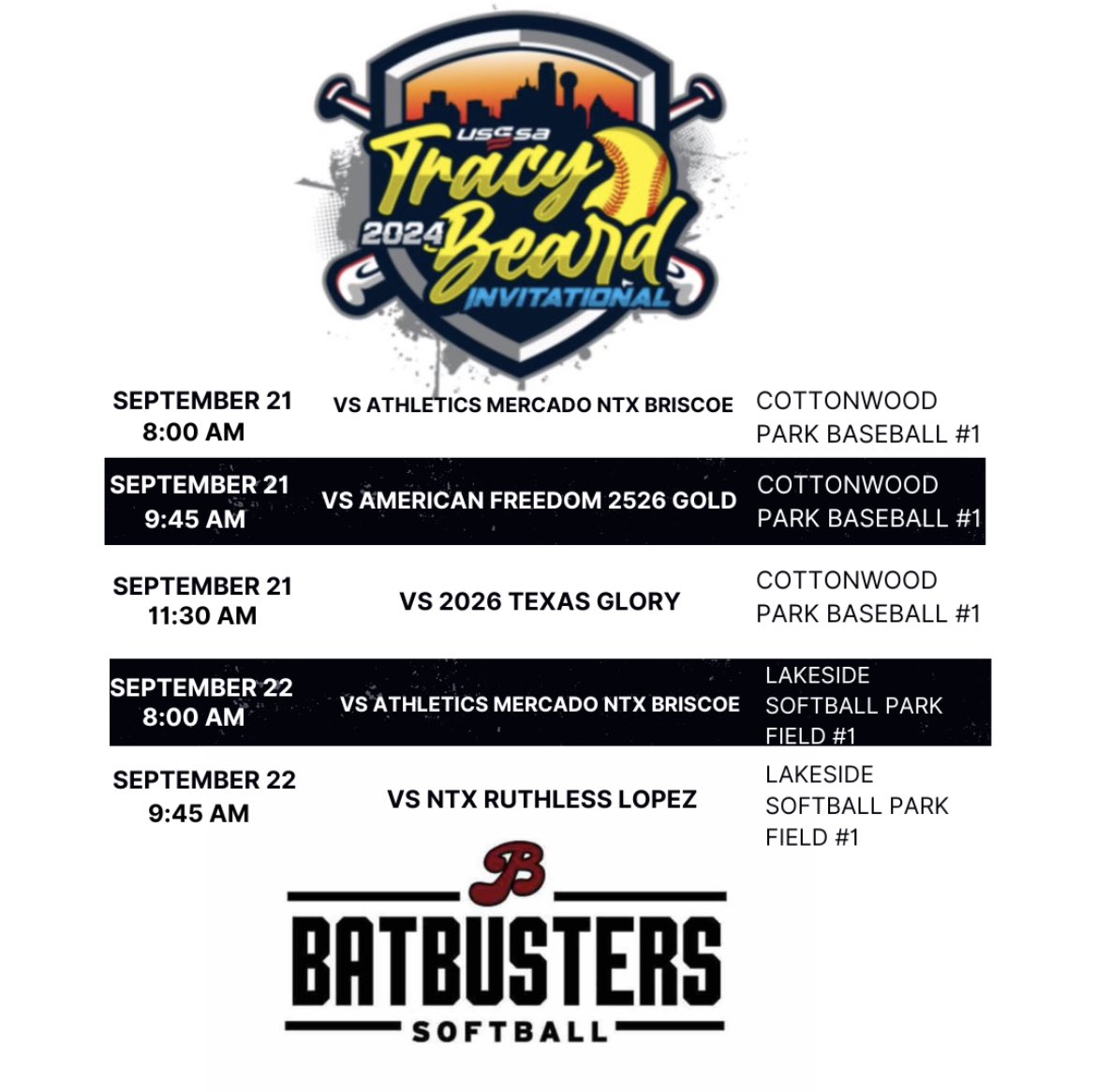 Come watch us this weekend!! <a href="/OCBatbusters_TX/">OC Batbusters Texas</a>