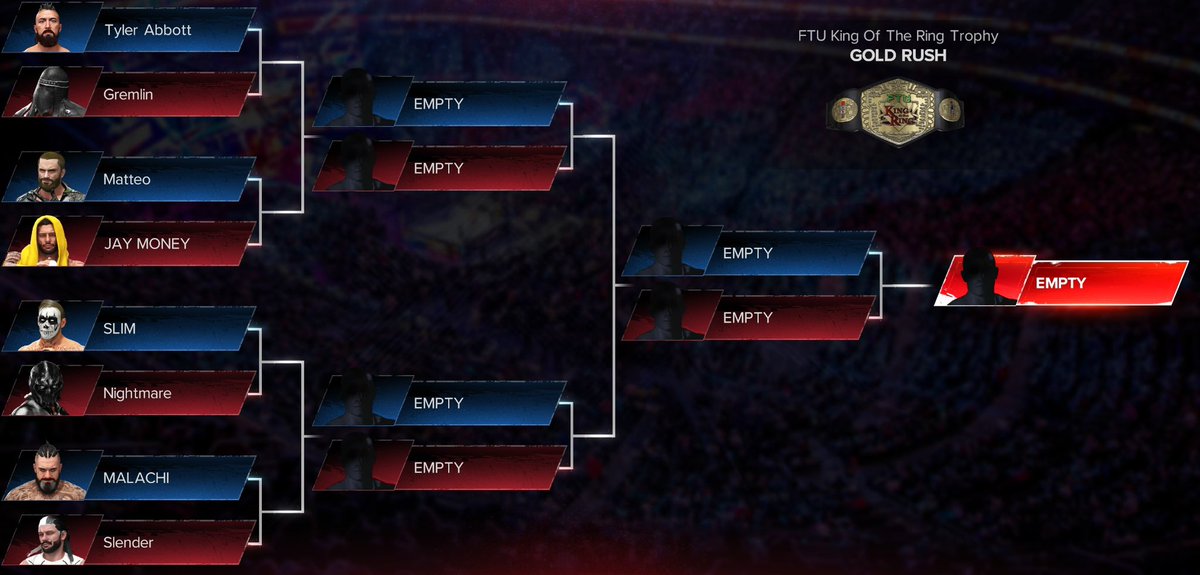 Flashbang707's tweet photo. King of the Ring and Queen of the Ring next week! Who’ll be the top names for the next year? Check out the brackets! https://t.co/UkEIzDq6Td