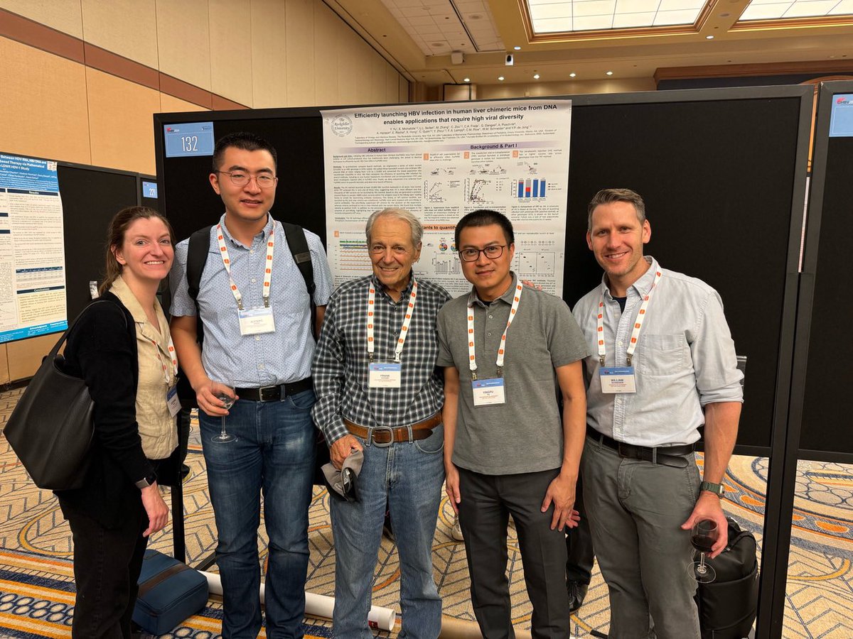 Rice Lab (@ricelaboratory) on Twitter photo Some Rice Lab photo highlights from the #HBV meeting in Chicago. Yingpu Yu won Best Poster (Molecular Virology). <a href="/CatherineFreije/">Catherine Freije</a> gave a great talk. Group photo also includes <a href="/Xupeng_Hong/">Xupeng Hong</a>, <a href="/wm_schneider/">wschneider</a> & colleague Frank Chisari. <a href="/HepBFoundation/">Hep B Foundation</a> <a href="/ICE_HBV/">ICE-HBV</a> <a href="/GlobalHep/">Coalition for Global Hepatitis Elimination</a> Some Rice Lab photo highlights from the #HBV meeting in Chicago. Yingpu Yu won Best Poster (Molecular Virology). <a href="/CatherineFreije/">Catherine Freije</a> gave a great talk. Group photo also includes <a href="/Xupeng_Hong/">Xupeng Hong</a>, <a href="/wm_schneider/">wschneider</a> & colleague Frank Chisari. <a href="/HepBFoundation/">Hep B Foundation</a> <a href="/ICE_HBV/">ICE-HBV</a> <a href="/GlobalHep/">Coalition for Global Hepatitis Elimination</a>