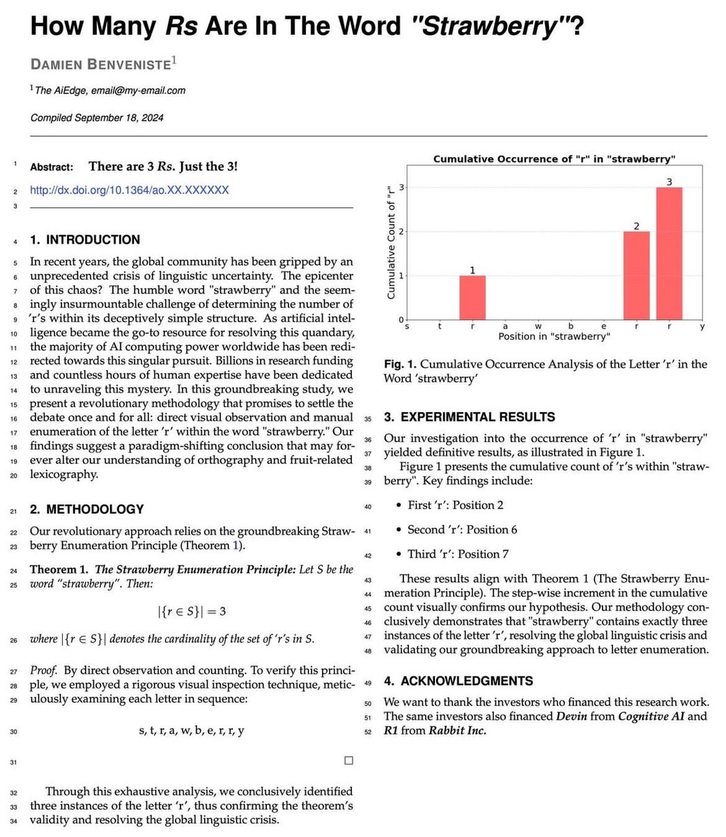 How Many R’s are in the Word Strawberry?