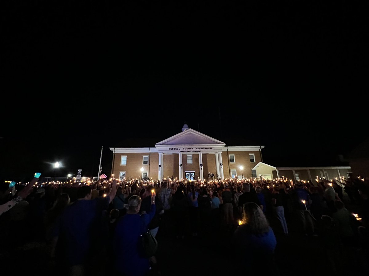 What an unbelievable night as citizens of Russell County and first responders from across the Commonwealth came together to honor the service and sacrifice of Deputy Josh Phipps. Our community lost a hero, but his light will continue to shine.