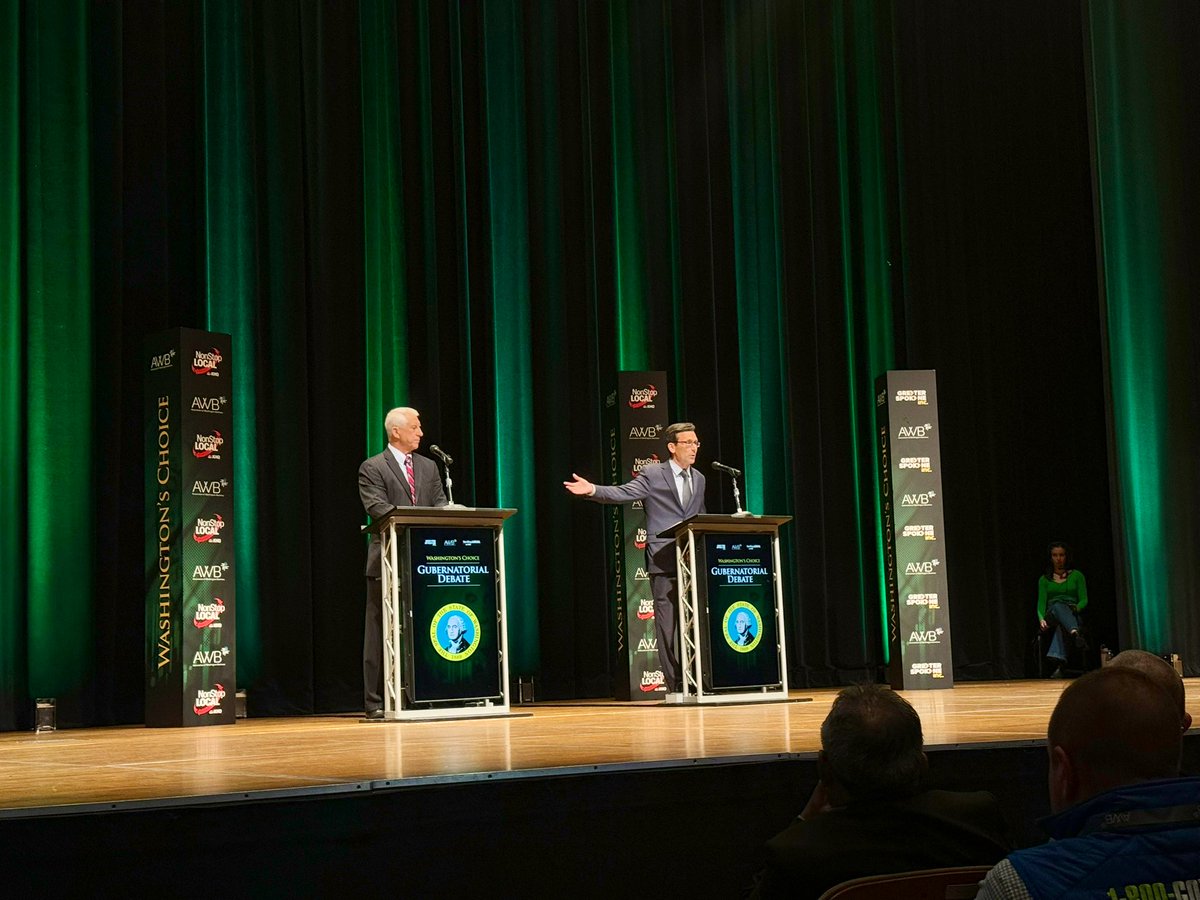 BrandiKruse's tweet image. Dave Reichert is winning this debate. Hands down. It’s glorious.