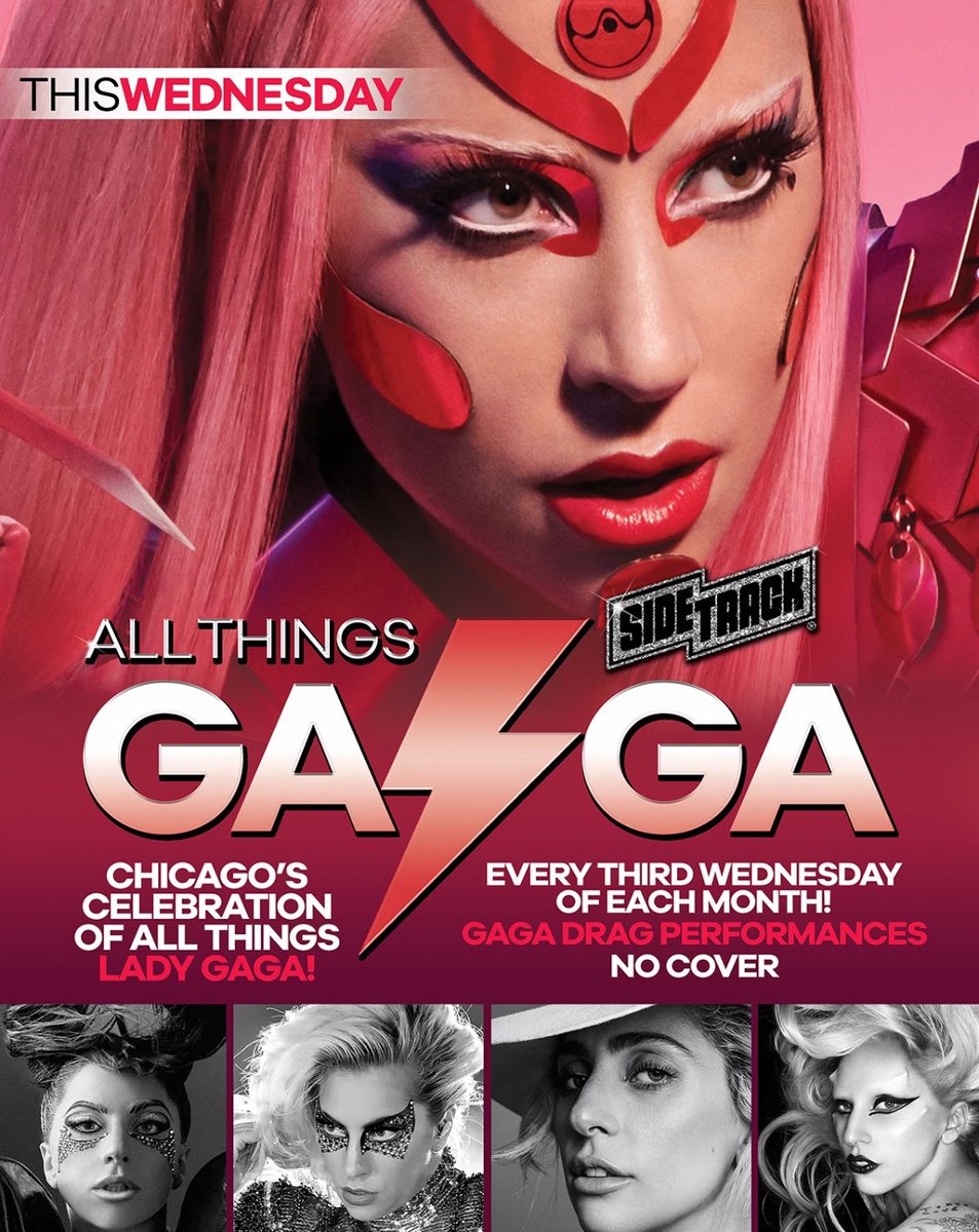Don’t miss All Things Gaga the 3rd Wednesday of every month at Sidetrack Chicago! See you little monsters TONIGHT with <a href="/sashajo76348766/">Sasha Love</a> <a href="/VenusCarangi/">Venus Carangi</a> &amp; <a href="/missopaldoll/">Miss gia doll 🎀</a>