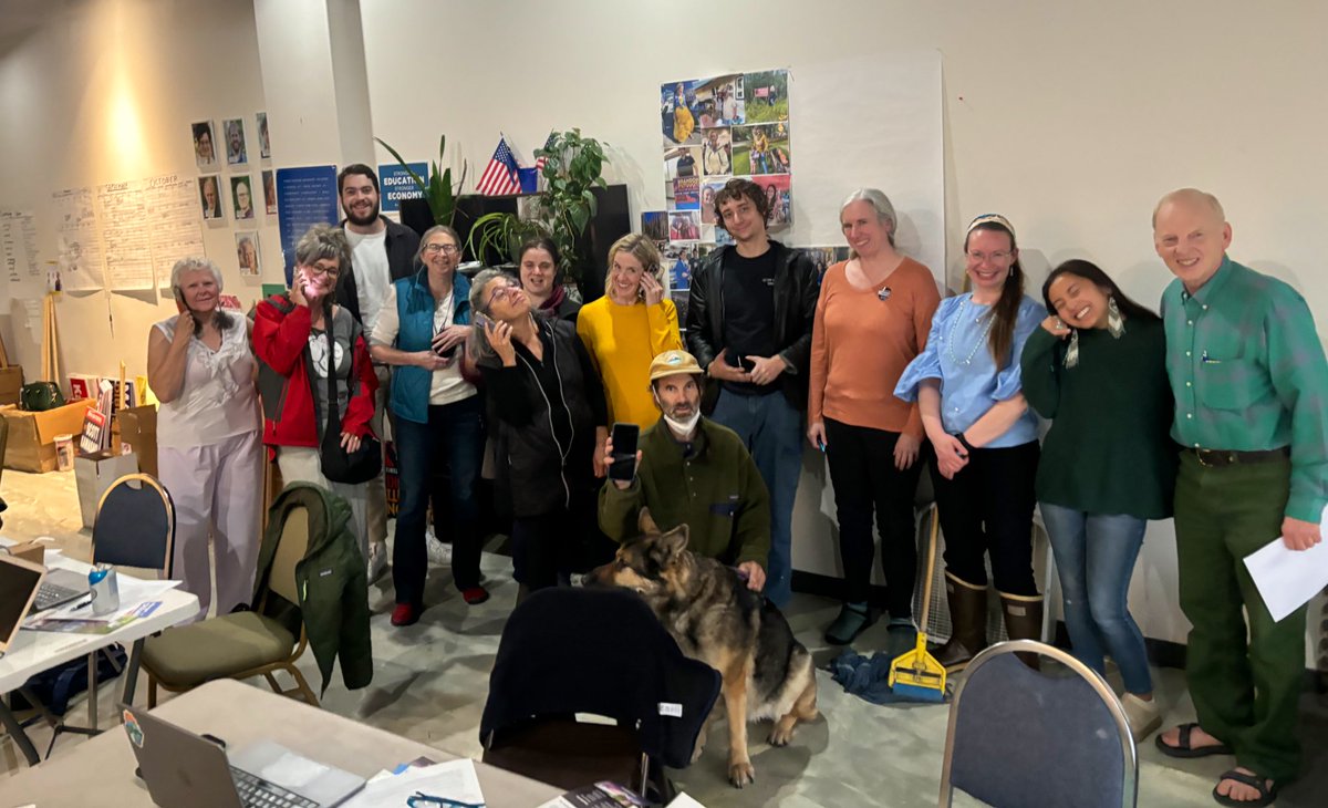 This crew just made 3,200 calls to Get Out The Vote for Grier Hopkins for Mayor and other great local candidates!

Fairbanks North Star Borough  - make sure to vote by October 1st 🗳️ 

grierformayor.com/vote
