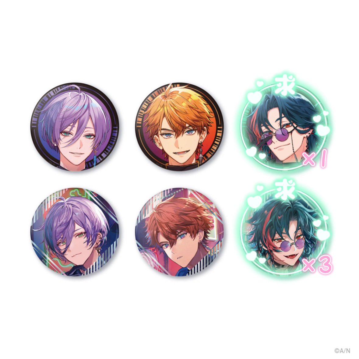 【交換】にじさんじ 3SKM ハーフアニバーサリー 缶バッジ

譲）1.2枚目 🫖🌿 📿🍔

求）3枚目 🔑🐍

条件の良い方を優先させていただくため、お返事にお時間頂きます。
どなたでも気軽にお声がけください🙇‍♀️