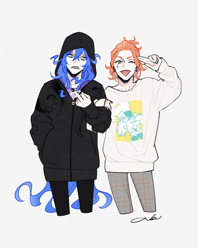 「中指立ててるシリーズ(?) 」|おうかのイラスト