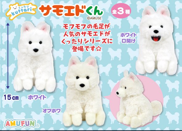 ≪9月の新商品≫ ☆くったりサモエドくん☆ シンプルだけどくったりし