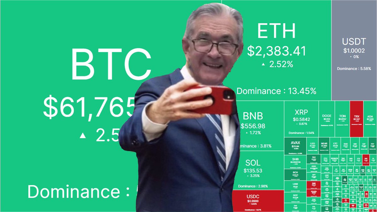 layerggofficial's tweet photo. What happened in Crypto in the last 12h:

- FED Cuts Rates 50bps
- $BTC Surpasses 62k
- Coinbase Listing $ZETA $ALEO
- Hemi + Binance Labs
- $LINA Big Announcement
- $TIA Lemongrass Update
- $MKR New Token Point
- $OM Mainnet Coming
- $XAI $ATH $10M Ecosystem Grant

👇

• Federal Reserve cuts interest rates by 50bps for the first time in 4 years.

• $BTC - After the Fed's big cut and Powell's positive comments, Bitcoin broke above 62K.

• $ZETA $ALEO - Coinbase announces the listing of $ZETA and $ALEO. $ALEO has begun trading and $ZETA is scheduled to trade at 9AM PT on Sept 19th.

• Binance Labs announced the investment in @hemi_xyz. Hemi is a modular protocol for superior scaling, security, and interoperability, powered by Bitcoin and Ethereum.

• $LINA - Linear Finance has teased a big announcement of a new game-changing product.

• $TIA - Celestia announced that the Lemongrass update is now live. Lemongrass introduces 1-click interactions over IBC, interchain accounts, and more.

• $MKR - Users supplying $USDS on the Sky protocol can earn additional @ChronicleLabs points through the Sky Token Rewards feature. Point holders can later claim tokens at the rate of 1$CLE per 10 points

• $OM - MANTRA Chain announced the launch of its mainnet in October.

• $XAI $ATH - Aethir and Xai launch a $10M ecosystem grant program to support AI-Powered gaming projects.