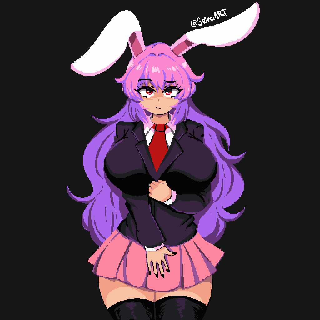Reisen Udongein Inaba (Pixel Art) 🐰✨ (this was inspired by
