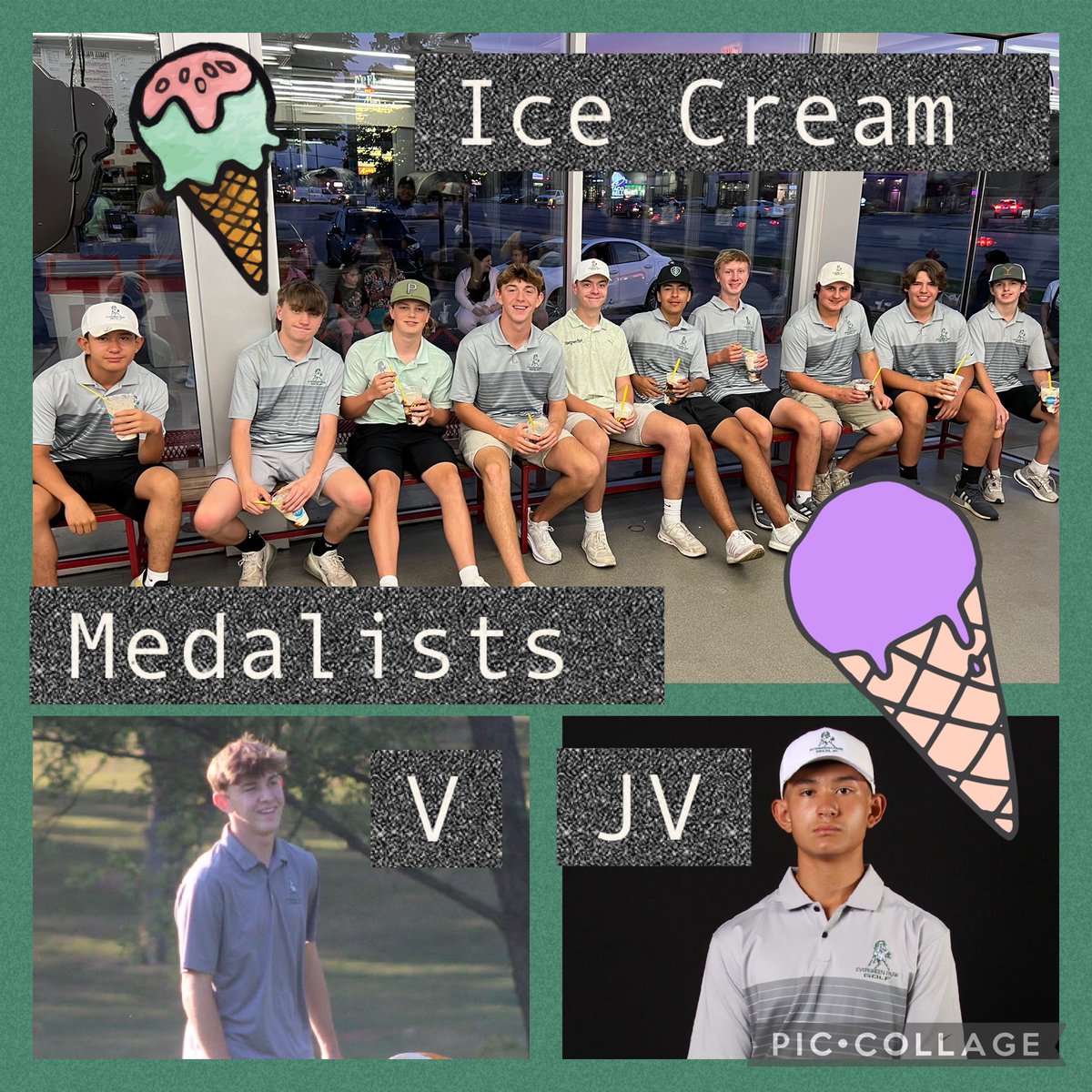 EpchsGolf's tweet image. Lost by 1 to Westmont…saving our best for Monday at Cog Hill ⛳️
Still a good night for ice cream 🍦
@Epchs231
@EPCHSAthletics