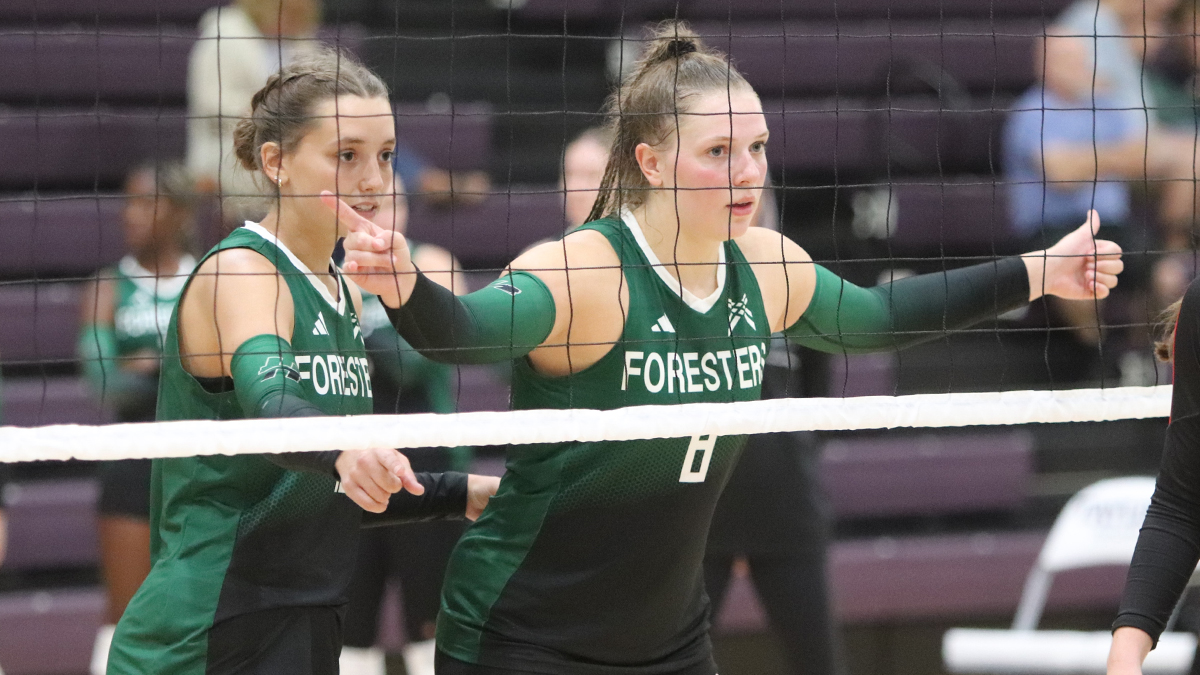 VB: Foresters Fall in Five  huathletics.com/x/shnhf