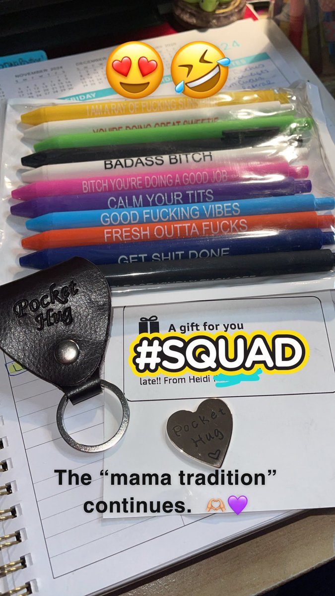 goaliefan1973's tweet image. 10 years ago my dear friend and I lost our mom’s within months of each other, we leaned on each other and since then on our mom’s angel wings anniversaries we have sent each other gifts. “It’s our thing” as she puts.  Who doesn’t love a #pockethug?! The #Pens! 🤣thank you, Heidi!
