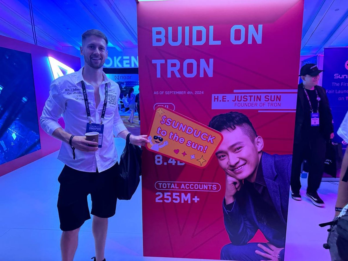 SunDuck is everywhere, and we're passionately battling alongside <a href="/trondao/">TRON DAO</a> and <a href="/sunpumpmeme/">SunPump</a>!
#SUNDUCK <a href="/justinsuntron/">H.E. Justin Sun 👨‍🚀 🌞</a>