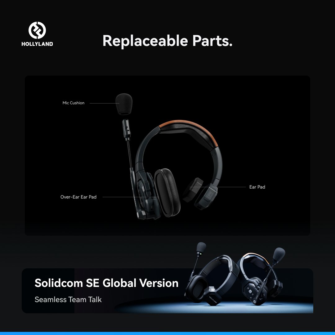 Hollyland_Tech's tweet photo. 3️⃣ Let's check the key features of the new intercom system Solidcom SE! 🔎
👉Learn More: https://t.co/bzBPzDuc63
#hollyland #hollylandtech #SolidcomSE #SolidcomSEGlobalVersion #SeamlessTeamTalk #wirelessintercom #videoproduction #contentcreator #filmmaking #hasslefree https://t.co/dco44XYAxz