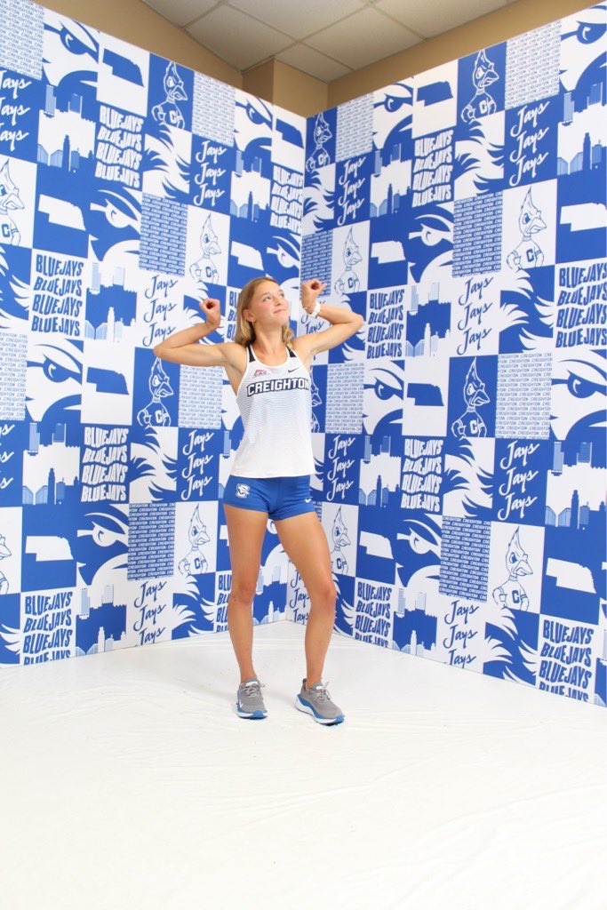 Congratulations to SJA XC/track &amp; field athlete Quinn Hays for committing to continue her academic and athletic pursuits next year at Creighton University! We are so proud of you, Quinn! #sjathundertrack #CUXC #CUtrack