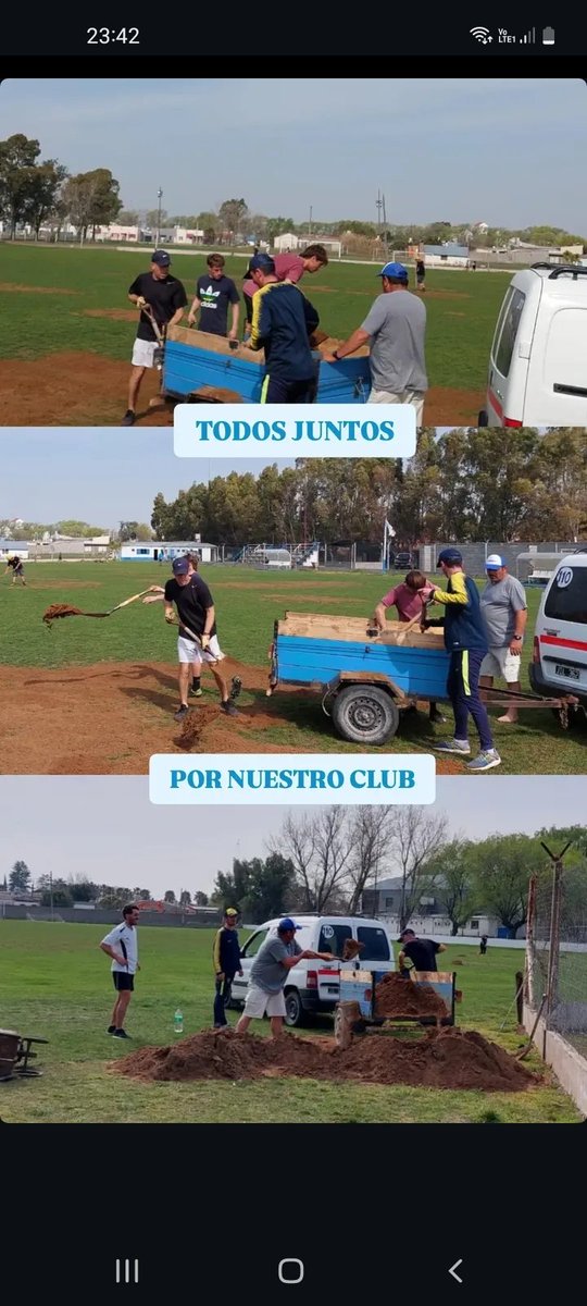 El día un 10 de 10 
Compartiendo la pasión con el viejo
