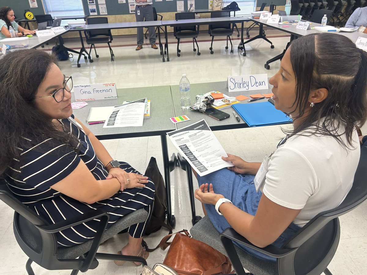 Learning &amp; growing with these leaders is going to be a highlight of my year! I’m so honored to help cultivate a culture of collaboration &amp; continuous improvement in #1LISD, &amp; I’m beyond excited for the 24-25 P3 cohort to begin this journey! Special thanks to our principal panel!