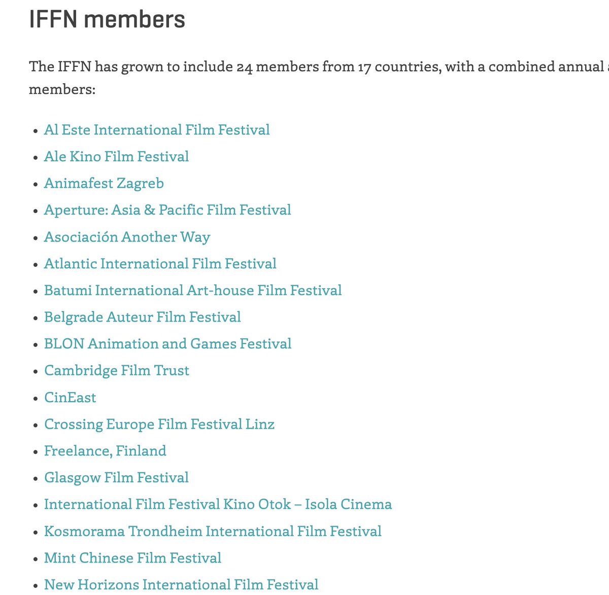 Mint Chinese Film Festival (@mintcff2023) on Twitter photo 📢We are pleased to announce 📢
We are now an official member of the International Film Festival Network (IFFN) founded by <a href="/ICOtweets/">Independent Cinema Office</a> ! We are proud to be the first Chinese film festival to receive this recognition, representing Asian festival organizers internationally. 📢We are pleased to announce 📢
We are now an official member of the International Film Festival Network (IFFN) founded by <a href="/ICOtweets/">Independent Cinema Office</a> ! We are proud to be the first Chinese film festival to receive this recognition, representing Asian festival organizers internationally.