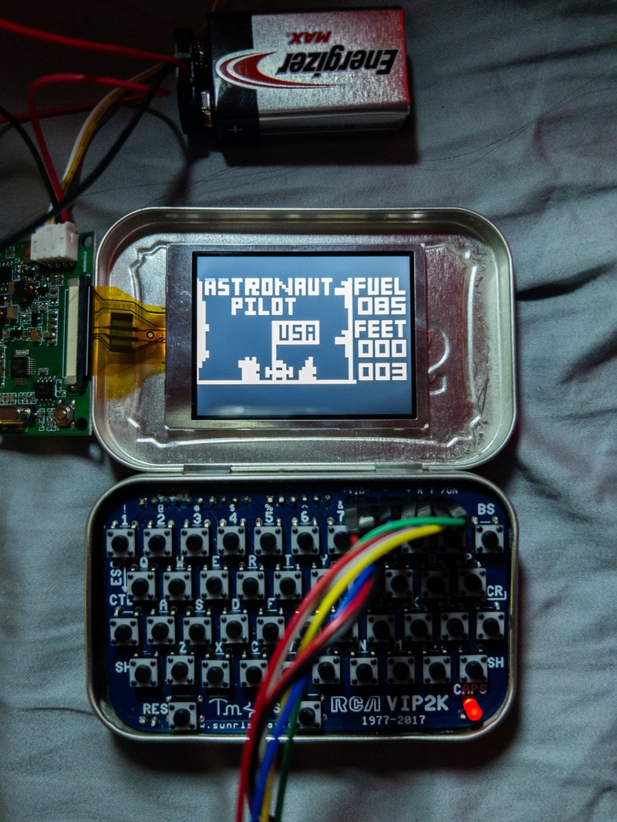 2.5” LCD manages to fit perfectly and with no sync issues on my vip2k build