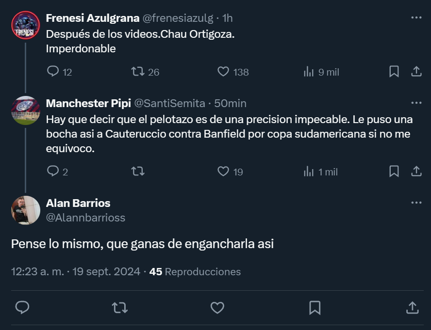 a ver que piensa twitter casla del tema ortigoza....