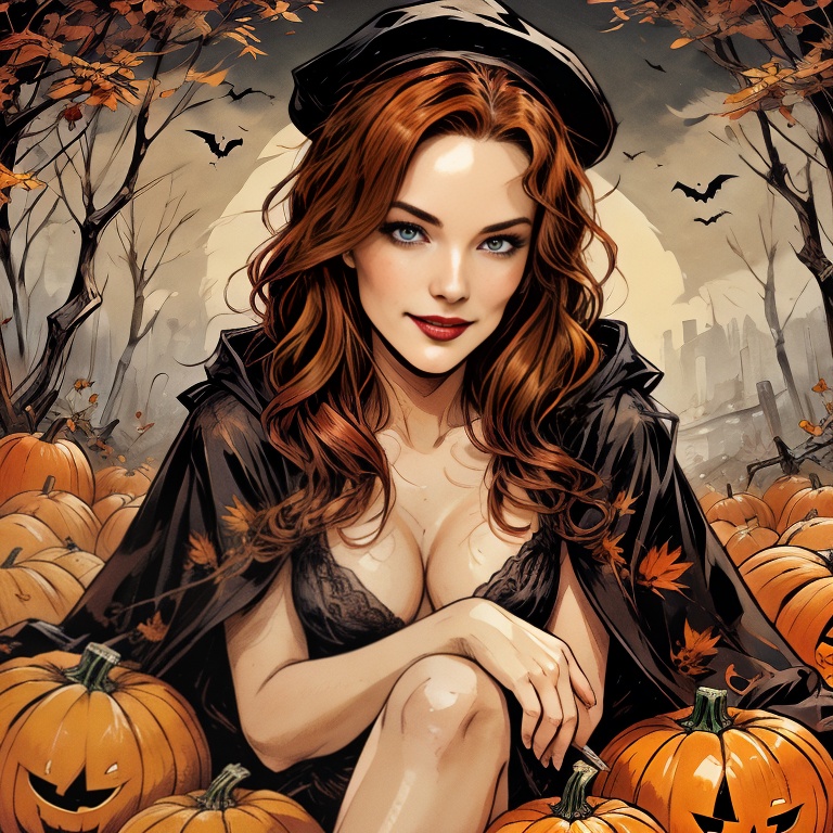 DouceEquyere's tweet image. Why haven&apos;t you followed yet? 🎃 Don&apos;t you want a little Halloween magic? 😘 #RetroPinup #SpookyBabe #PumpkinGlamour 🍁