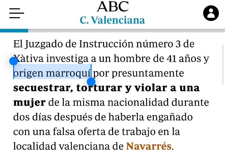 DaniWolv's tweet photo. @abc_es Marroquí https://t.co/CQeem25c2M