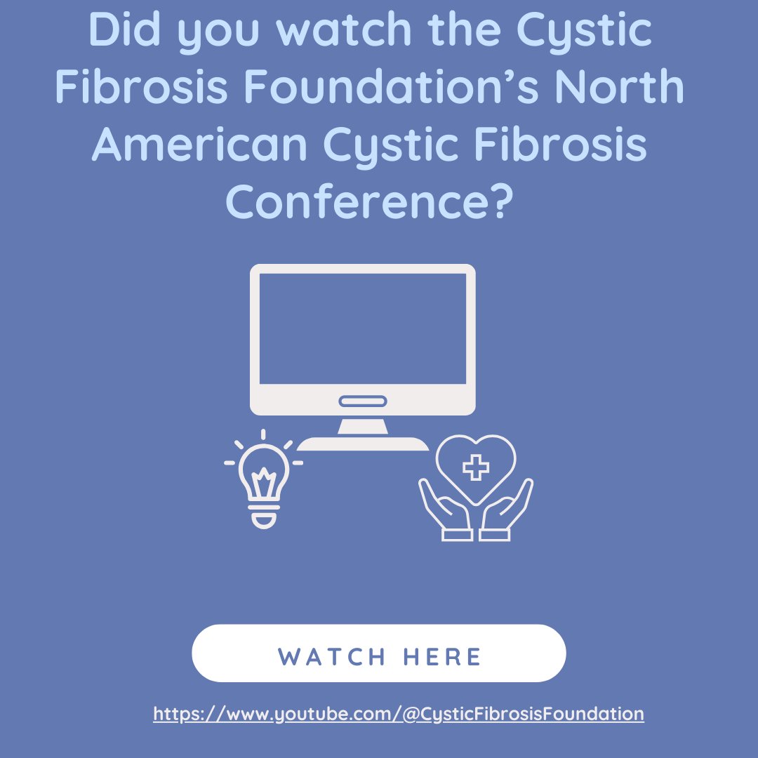 Watch the recording here:  youtube.com/@CysticFibrosi…
#CureCF #CF #cysticfibrosis #65Roses #Health #Educate #Spoonie #NACFC