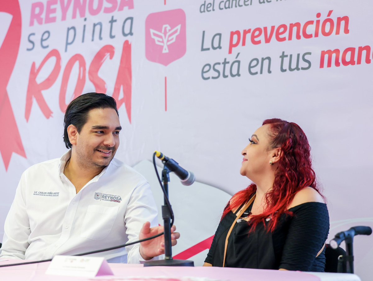 carlospenaortiz's tweet photo. Hoy en rueda de prensa iniciamos la Campaña de Concientización del Cáncer de Mama 2024 “Reynosa se pinta Rosa” 🎀

Invitamos a todas las mujeres a unirse a esta campaña, que busca crear conciencia sobre la importancia de la detección temprana. 

A través del @DIF_Reynosatm , pueden realizarse sus revisiones y mamografías de manera gratuita. ¡Tu salud es prioridad, no lo dejes pasar!

#ReynosaImprable💪