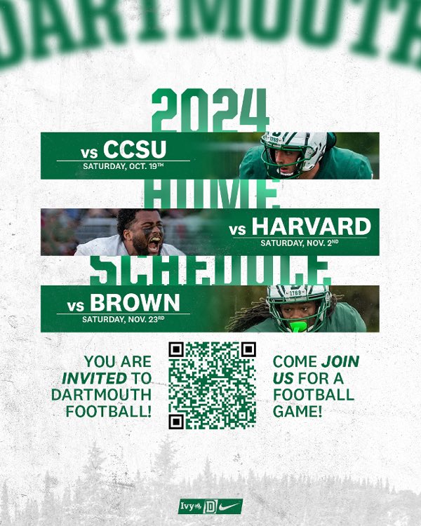 MDent806's tweet photo. Thank you for the game invite!!really appreciate #TheWOODS for a home game! Come see what Dartmouth Football is all about.
Coach O'Dea
@coachirishodea
@DartmouthFTBL https://t.co/4ndOVs61JU
